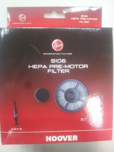 S106 Kit Filtro Hepa Hoover Arya Originale *** FUORI PRODUZIONE ***