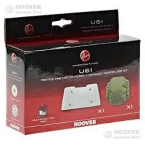 U61 Kit Filtri Pre Motor + Exhaust Bidone Hoover Multifunction Pro Originale