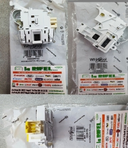 Microritardatore apertura Sportello Elettroserratura Lavatrice Ariston Originale