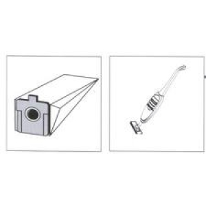 AL21 - AL68 8 Sacchetti adattabili Scopa Elettrica Electrolux COCCODRILLO, STICK, ENERGICA ecc.. Made in Italy