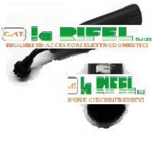Accessorio Vaporetto 120° con Spazzolino Polti Originale Ecoaspira con Attacco Triangolare