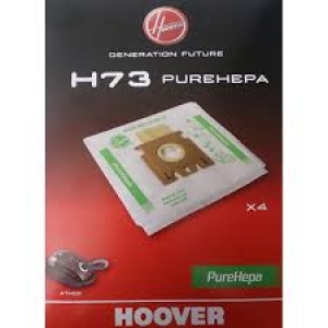 H73 - 4 Sacchetti Hoover Athos Originali in Microfibra PUREHEPA