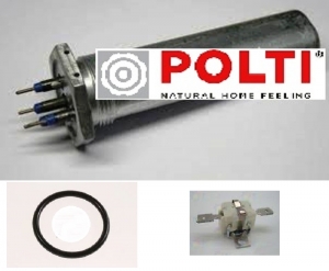 Resistenza a Blocchetto Vaporetto 4 contatti Polti Originale con termostato e guarnizione