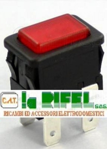 Tasto Interruttore con Spia Luminosa on/off 4 contatti Polti Vaporella